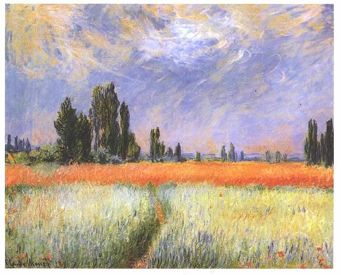 Claude Monet Wheatfield